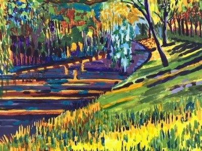 Landschappen van mijn omgeving ( in acryl) – november&nbsp;’22