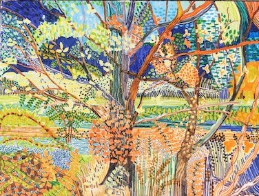 Twee aquarellen en een tekening in viltstift – juli&nbsp;’23