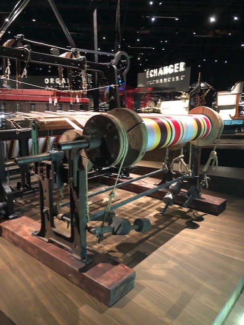 Textiel handwerk wordt industriële techniek